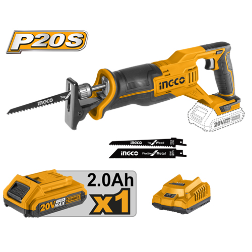 POPOMAN Cordless Brushless Reciprocating Saw, with Algeria